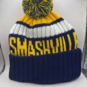 Nashville Predators SMASHVILLE Jacquard Knit Beanie with Pom